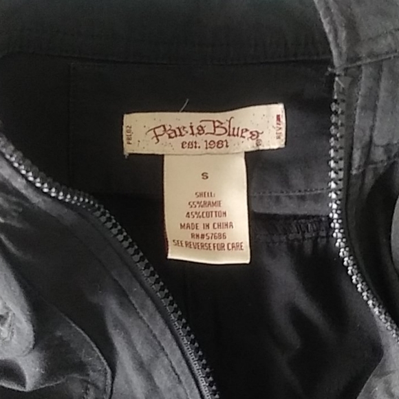 Paris Blues Black Crop Jacket - Picture 6 of 6